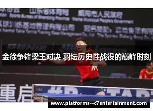 金徐争锋梁王对决 羽坛历史性战役的巅峰时刻